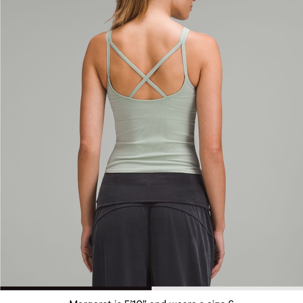 lululemon athletica Light Green Crop Top - Picture 2 of 4